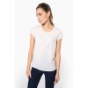 Blouse crêpe manches courtes femme