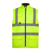 Bodywarmer rembourré haute visibilité