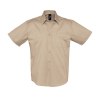 Chemise homme en twill de coton manches courtes - BROOKLYN