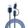 Cable de Charge avec Connexion 3 en 1 REEVES-DENIM