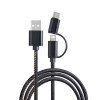 Cable de Charge avec Connexion 3 en 1 REEVES-DENIM