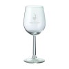 Verre à vin transparent à pied