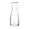 Carafe ornée en verre