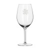 Verre à vin transparent pour servir du vin rouge