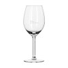 Verre à vin transparent pour servir du vin blanc