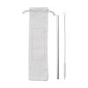 Reusable 1 piece ECO Straw Set paille acier inoxydable