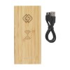 Powerbank Bamboo sans fil 8000 mAh
