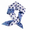 Foulard Hortense Bleu Chiné