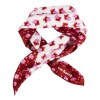Foulard Hortense Rouge Chiné
