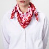 Foulard Hortense Rouge Chiné
