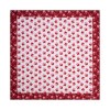Foulard Hortense Rouge Chiné