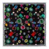 Foulard soie Perla Noir