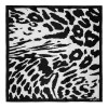 Foulard soie Lina Blanc & Noir