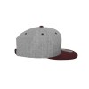 Casquette snapback bicolore