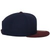 Casquette snapback bicolore