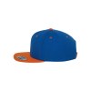 Casquette snapback bicolore