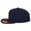 Casquette snapback bicolore