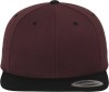Casquette snapback bicolore