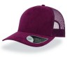 Casquette style trucker en faux daim