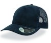 Casquette style trucker en faux daim