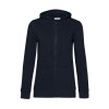 Sweat capuche zippé organique femme