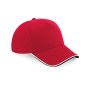 Casquette authentic visière passepoilée