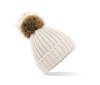 Bonnet grosse maille pop pom