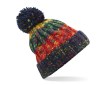 Bonnet corkscrew avec pompon
