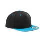 Casquette 5 pans avec visière contrastée