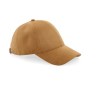 Casquette 6 panneaux en faux daim