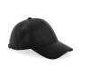 Casquette 6 panneaux en faux daim