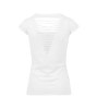 Tee-shirt femme dos lacéré