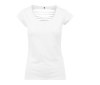 Tee-shirt femme dos lacéré
