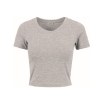 Tee-shirt femme "cropped"