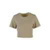 Tee-shirt femme "cropped"