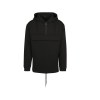 Sweat homme à capuche col zippé