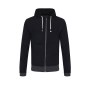 Sweat capuche zippé en coton régénéré