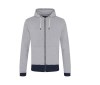 Sweat capuche zippé en coton régénéré