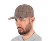 Casquette motif prince de galles