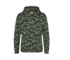 Sweat capuche camouflage