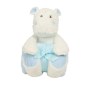 Peluche hippopotame et couverture