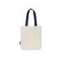 Sac shopping anses contrastées