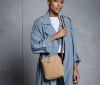 Mini sacoche en toile vintage
