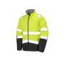 Veste softshell de travail haute visibilité