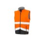 Bodywarmer softshell de travail haute visibilité