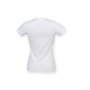 Tee-shirt stretch col v femme