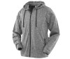 Tee-shirt de sport zippé à capuche femme