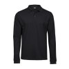 Polo stretch manches longues homme