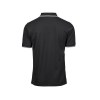 Polo homme col et manches contrastés