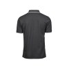 Polo homme col et manches contrastés